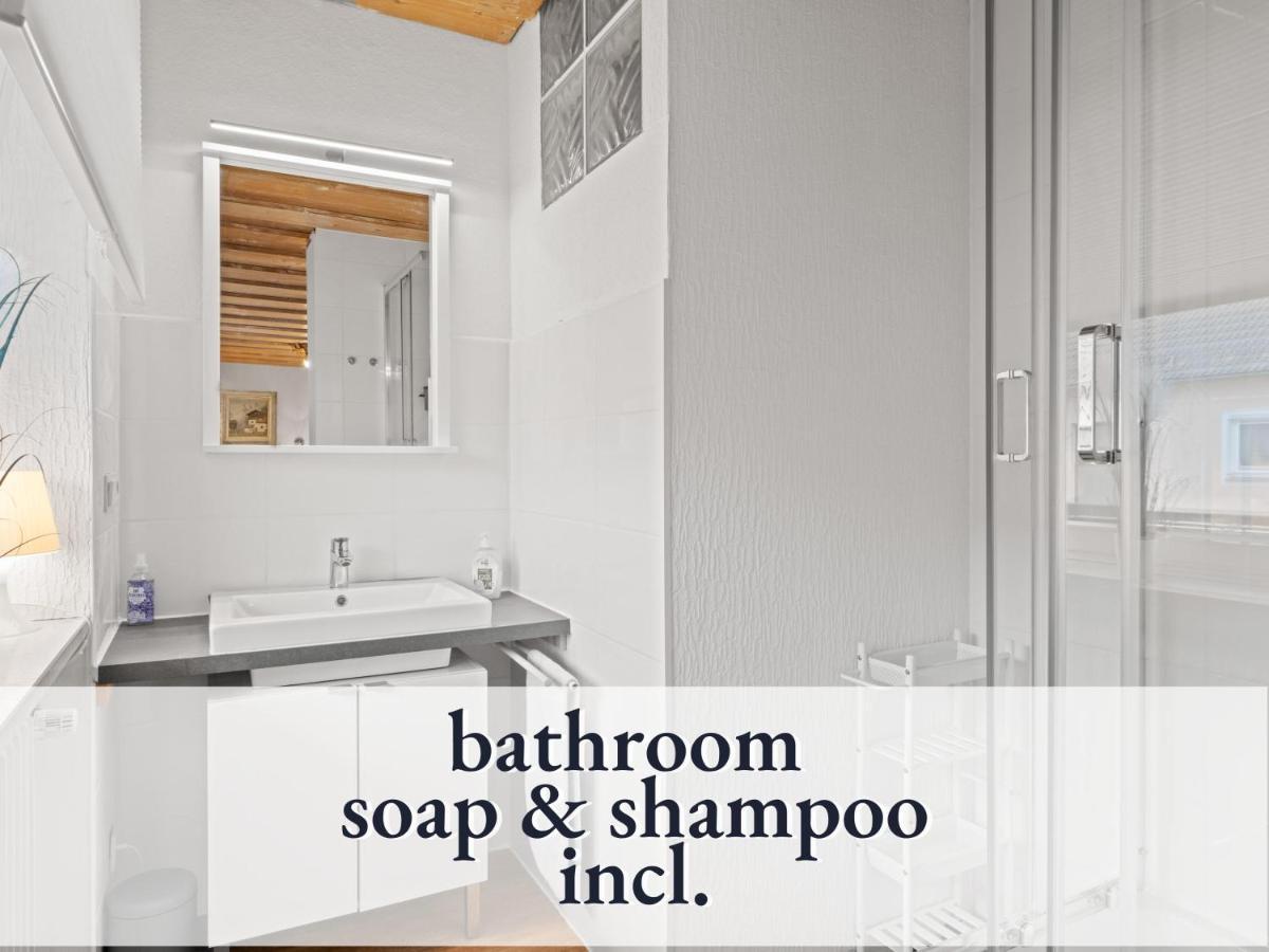 Sehr Gemuetliche Ferienwohnung In Bester Lage Mit Grossem Sonnenbalkon L Innenstadtnaehe L 1 Minute Zum Bahnhof L Kueche L Tv L Free-Wlan L Willkommen Im Hallo!-Apartment 8 巴特沃里斯霍芬 外观 照片