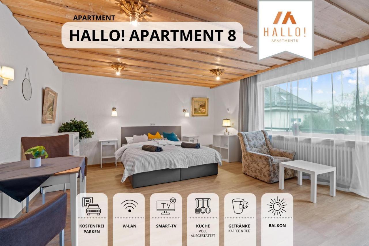 Sehr Gemuetliche Ferienwohnung In Bester Lage Mit Grossem Sonnenbalkon L Innenstadtnaehe L 1 Minute Zum Bahnhof L Kueche L Tv L Free-Wlan L Willkommen Im Hallo!-Apartment 8 巴特沃里斯霍芬 外观 照片